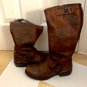 Frye Leather Pull On Boots size 6